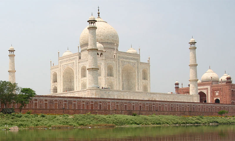 Taj Mahal view from river